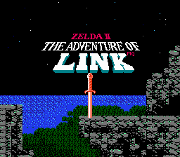 Zelda II - Master Quest Title Screen